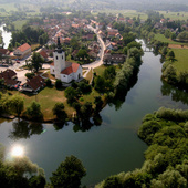 Panorama Kostanjevica na Krki