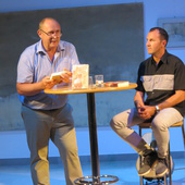 Direktor Jožef Čakš in Jernej Dirnbek